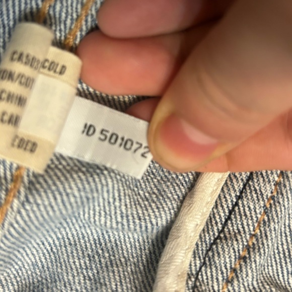 EZRA FITCH 100% Cotton Distressed Jean Jacket - Picture 6 of 12